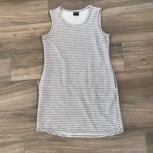 Like new! Striped sweatshirt tank dress